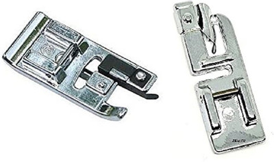 ZENITH Combo Pico Over Casting Pressure Foot Snap on Type for Automatic Sewing Machines Stitching with Low Shank(Pack of 2)