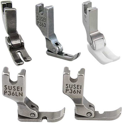 SSS Tailor Presser Foot Number P351, T35, P363, P36LN and P36N for ll Tailor High Speed Industrial Sewing Machine and Umbrella Sewing Machine Parts with High Shank(Pack of 5)