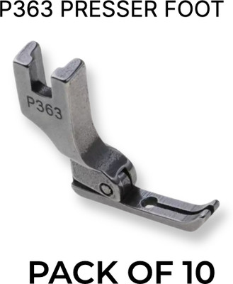 SSTECH Best Quality Industrial Sewing Machine Zipper Presser Foot P363 PRESSER FOOT with High Shank(Pack of 10)