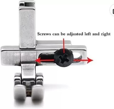 jsc Sewing Machine Presser Foot T3 Computer Flat Sewing Machine New Universal T3 PRESSER FOOT Adjustable Left And Right Single Side Presser Foot with High Shank(Pack of 1)