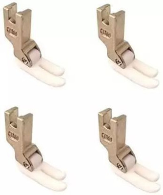SSS T350 Set of 4 Pieces Teflon Pressure Foot for Compatible Pressure Feet for Singer industrial lock stitch with High Shank(Pack of 4)