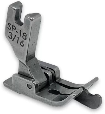 Wotel SP-18 3/16 Industrial Sewing Machine Hinged Presser Foot with Right Guide HEMMING PRESSER FOOT with High Shank(Pack of 1)