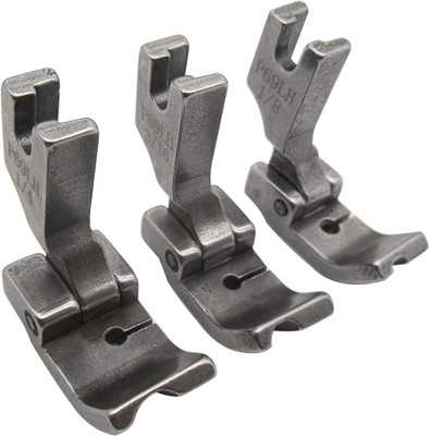 SEWEASY SET OF(P69LH 1/8+3/16+1/4) Compatible for JUKI,BROTHER COMBO PRESSURE FOOT with High Shank(Pack of 3)
