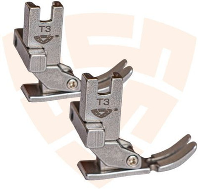 EASYSEW SSS Multifunctional T3 Presser Foot T3 PRESSER FOOT, Metal Presser Foot T3 Boot Universal Industrial Sewing Machines single needle lockstitch JUKI, Jack with High Shank(Pack of 2)