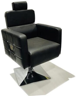 Tannu Creations Leather Salon/Barber Beauty Parlour Styling Chair(Black)