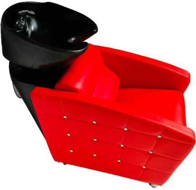 Neha Enterprises Leather Salon/Barber Beauty Parlour Shampoo Chair(Red)