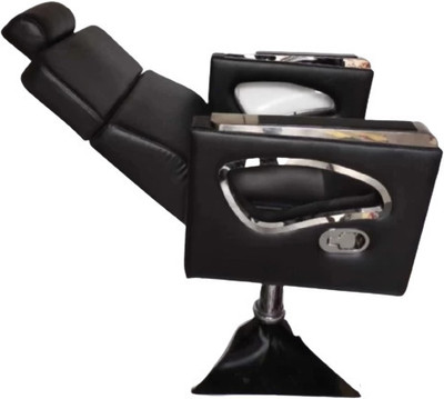 Choudhary Enterprise Parlour Salon/Barber/Cutting/Makeup Chair with Push Back Back(Red) Massage Chair Styling Chair(Red, Black)