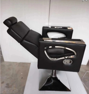 linus Leather Salon/Barber Beauty Parlour Styling Chair(Black)