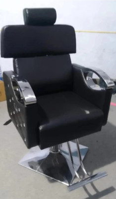 Choudhary Enterprise Comfortable Salon Chair Adjustable Steel DesignStyling Chair Styling Chair with Leg Rest(Black)