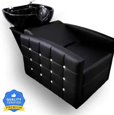 NexoMikea 12 Dimond Shampoo Station Black Shampoo Chair(Black)