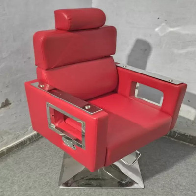 MikeaInfo Global Enterprises Camera Salon Chair Red Designing Chair Styling Chair(Red)