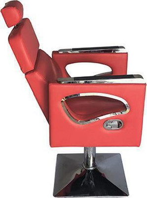 RNinteriors Mayur handle Salon and Beauty parlour Styling Chair with Leg Rest(Red)