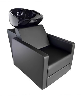 SALOONSIDE Plane shampoo 556 Shampoo Chair with Leg Rest(Black)