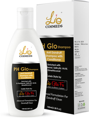 lio cosmeds Anti Dandruff Shampoo & Conditioner | D-Panthenol, Tea Tree Oil | PHGLO Shampoo(100 ml)
