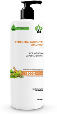 GIR Ayurveda Jadibutti Shampoo 1250ML – Lab-Tested Ayurvedic Hair Treatment(1250 ml)