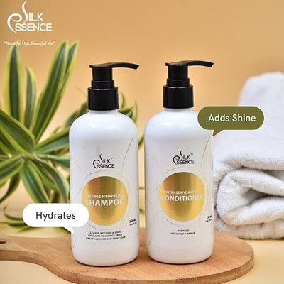 SILK ESSENCE Hydrating Shampoo & Conditioner(500 ml)