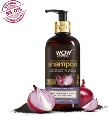 WOW SKIN SCIENCE Onion Shampoo for Hair Growth and Fall Control(300 ml)