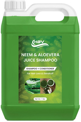 HBV Natural Neem & Aloe Vera Juice HairFall Shampoo(1000 ml)