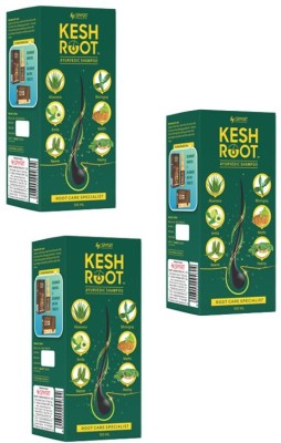 KESH ROOT Hair Shampoo (100ml) pack of 3(100 ml)