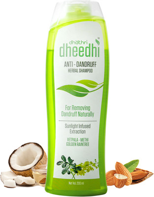 Dhathri DHEEDHI Anti-Dandruff Shampoo | Removes Dandruff and Prevents Recurrence(200 ml)
