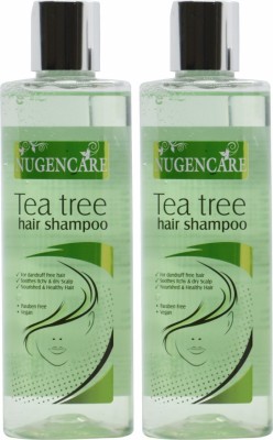 nugencare Tea Tree Anti Dandruff Shampoo, Enriched with Tea Tree oil (250 Ml. X 2 Pcs)(250 ml)