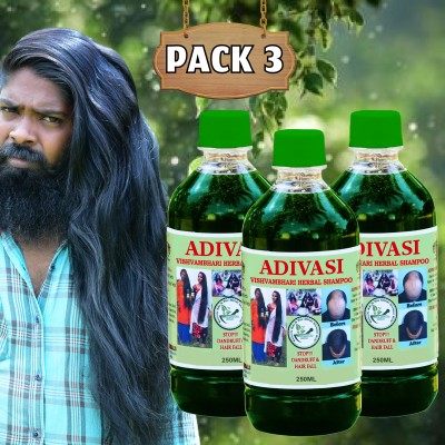 Vishvambhari Amla-Bhingraj Hair Shampoo Nourishes for Hair control & Hair Shines(750 ml)