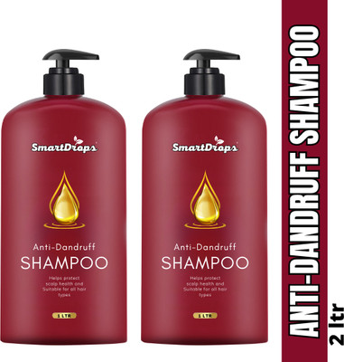 smartdrops Anti Dandruff Shampoo for Softer and Smoother Hair(2 L)