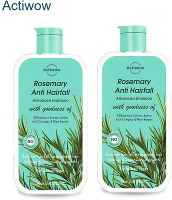 ACTIWOW Rosemary Shampoo For Rejuvenating Hair and Preventing Fall A001(500 ml)