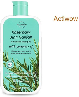 ACTIWOW Rosemary Shampoo For Regenerating Hair Growth and Preventing Fall(300 ml)