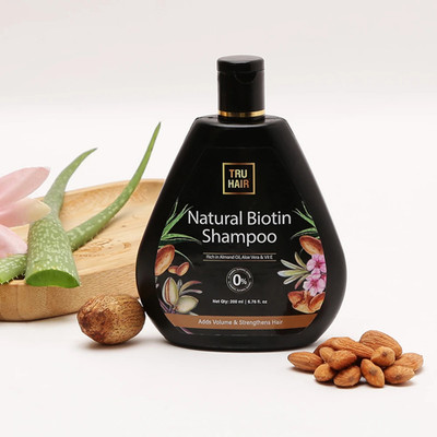 TRU HAIR Natural Biotin Shampoo(200 ml)