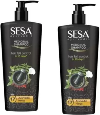 sesa Ayurvedic Shampoo for Hair Fall Control With 17 Natural Herbs(1000 ml)