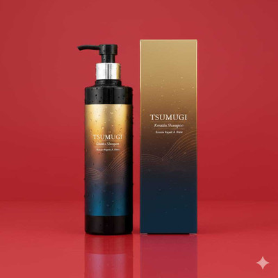 tsumugi 3 Keratin Premium Keratin Shampoo for Men & Women 500ml(500 ml)