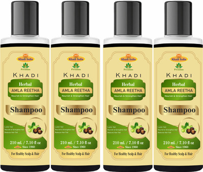 Premium Khadi Natural Amla Reetha Shampoo(840 ml)