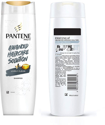 PANTENE Lively Clean 340ml Shampoo Pack of 1 LC4(340 ml)