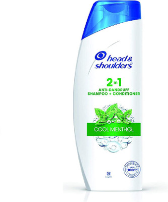 HEAD & SHOULDERS 2 IN 1 COOL MENTHOL SHAMPOO+CONDITIONER, 340ML SET OF 1(340 ml)