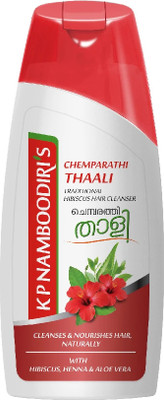 K.P. Namboodiri's Chemparathi Thaali With Hibiscus, Henna & Aloe Vera x Pack of 2(200 ml)