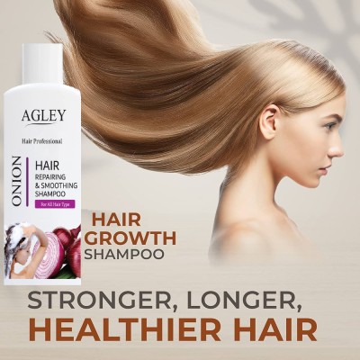 AGLEY Strong & Long onion Shampoo soft smooth hair(200 ml)