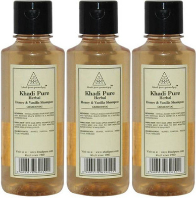 Khadi Pure Gramodyog HERBAL HONEY & VANILLA SHAMPOO(630 ml)