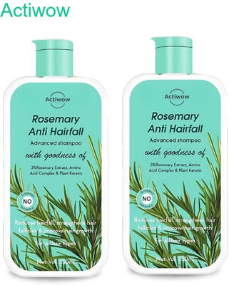 ACTIWOW Rosemary Shampoo For Rejuvenating Scalp Health and Preventing Fall A001(500 ml)