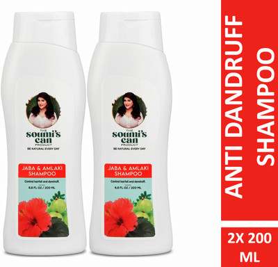 The Soumi's Can Product JABA & AMLAKI SHAMPOO (PACK OF 2)(400 ml)