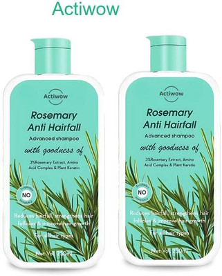 ACTIWOW Rosemary Shampoo For Enhancing Scalp Health and Reducing Thinning A001(500 ml)