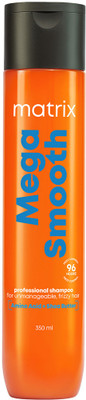 MATRIX Mega Smooth Shampoo for Frizzy, Dry Unmanageable Hair, Defy Frizz for 4 Days(350 ml)