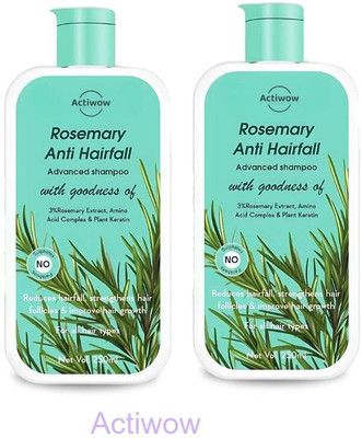 ACTIWOW Rosemary Shampoo For Restoring Hair’s Natural Thickness A001(500 ml)