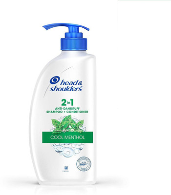 Head and Shoulders Cool Menthol 2-in-1 Anti-Dandruff Shampoo + Conditioner for All-Hair Types(650 ml)