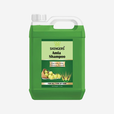 skengers Natural Amla&Aloevera Shampoo Soft & Shiner Hair Daily Usages(1 L)