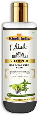 Utkrisht Khadi Natural Amla Bhringraj Shampoo for Hair Growth, Shine & Dandruff Care(200 ml)