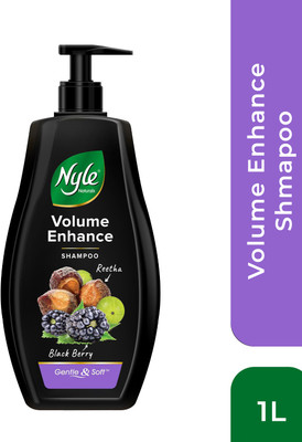 Nyle Natural Volume Enhance Shampoo For Hair |With Reetha & Blackberry(1000 ml)