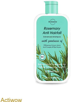 ACTIWOW Rosemary Shampoo For Reducing Excessive Hair Falland Strengthening Follicles(300 ml)