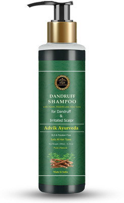 Advik Ayurveda Dandruff Shampoo with Neem, Mulethi and Aloe Vera(200 ml)
