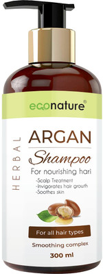 ECONATURE Argan Shampoo For Dry Hair | Moroccan Argan oil Shampoo(300 ml)